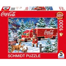 Puzzle Coca-Cola Weihnachtstruck 1000 Teile S-57598 Schmidt Spiele 1