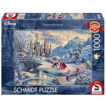 Puzzle Die Schöne und das Biest im Winter 1000 Teile S-59671 Schmidt Spiele 1