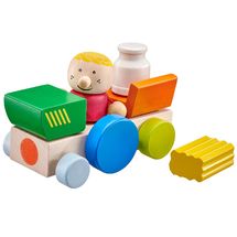 Bauernhof-Fahrzeug, Klett-Stapelspielzeug 7 Teile SE62076 Selecta 1