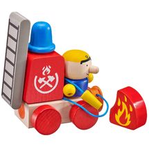 Feuerwehr, Klett-Stapelspielzeug 7 Teile SE62077 Selecta 1