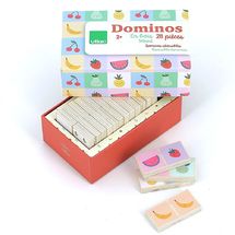 Obst- und Gemüsedominos aus Holz V7120 Vilac 1