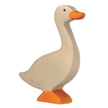 Gansfigur, stehend HZ-80027 Holztiger 1
