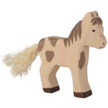 Stehende Fohlenfigur HZ-80043 Holztiger 1