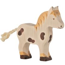 Elster-Pony-Figur HZ-80044 Holztiger 1