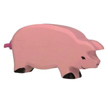 Schwein Figur HZ-80065 Holztiger 1