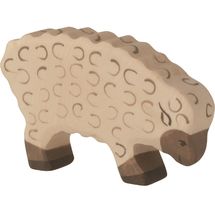 Schaffigur, fressend HZ-80072 Holztiger 1