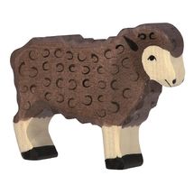 Schwarze Schaffigur HZ-80075 Holztiger 1
