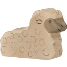 Lammfigur, liegend HZ-80077 Holztiger 1