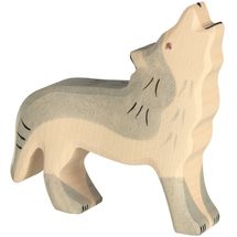 Heulender Wolf Figur HZ-80109 Holztiger 1