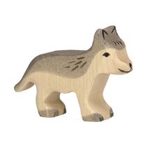 Kleine Wolfsfigur HZ-80110 Holztiger 1