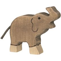 Elefantenfigur, hoher Rüssel HZ-80150 Holztiger 1