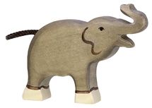 Elefantenfigur, hoher Rüssel HZ-80150 Holztiger 1
