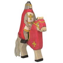 Rote Ritterfigur HZ-80246 Holztiger 1