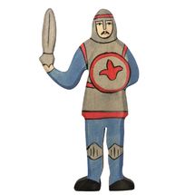 Kampfritterfigur, Blau HZ-80253 Holztiger 1