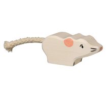Weiße Maus Figur HZ-80541 Holztiger 1