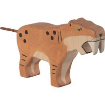 Säbelzahntiger-Figur HZ80622 Holztiger 1