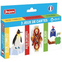 3er-Set Kartenspiele JJ8452 Jeujura 1