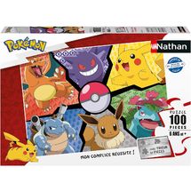 Puzzle Pikachu, Evoli und Co 100 Teile N86188 Nathan 1