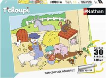 Puzzle T'choupi auf dem Bauernhof 30 Teile N863792 Nathan 1