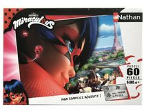 Puzzle Miraculous LadyBug 60 Teile N865802 Nathan 1