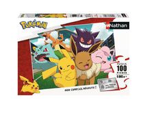 Puzzle Pikachu und Pokémon 100 Teile N867745 Nathan 1