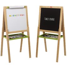 Tafel für Kinder aus Holz mit Malrolle JJ8763 Jeujura 1