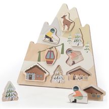 Steckwürfel puzzle Dolomiten SE87858 Sevi 1