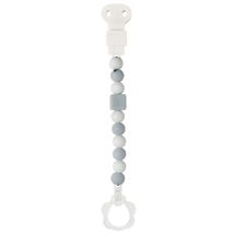 Schnullerkette Silikon grau weiß NA879323 Nattou 1