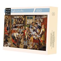 Der Dorf-Rechtsanwalt von Brueghel A1031-650 Puzzle Michele Wilson 1