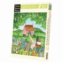 Das Rosebud Cottage von Les Infusettes A1258-80 Puzzle Michele Wilson 1