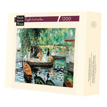 La Grenouillère von Renoir A450-1200 Puzzle Michele Wilson 1