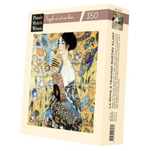 Dame Mit Faecher von Klimt A515-350 Puzzle Michele Wilson 1