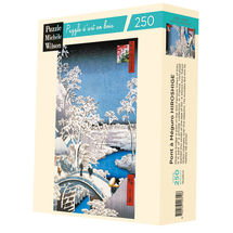Meguro Brücke von Hiroshige A566-250 Puzzle Michele Wilson 1