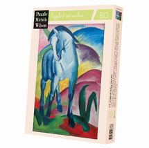 Das blaue Pferd von Franz Marc A60-80 Puzzle Michele Wilson 1