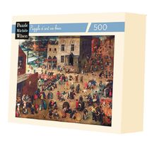 Kinderspiele by Bruegel A904-500 Puzzle Michele Wilson 1