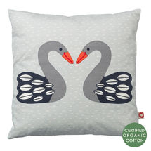 Almue dark swan cushion EFK119-008-020 Franck & Fischer 1