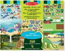 150 wiederverwendbare Aufkleber - Habitat-Thema MD-14196 Melissa & Doug 1