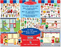 200 wiederverwendbare Aufkleber - Meine Stadt MD-19114 Melissa & Doug 1