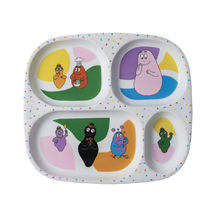 Tellertablett mit Fächern Barbapapa PJ-BA935R Petit Jour 1