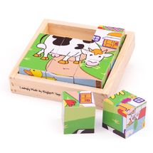 Würfel-Puzzle Tiere BJ536 Bigjigs Toys 1