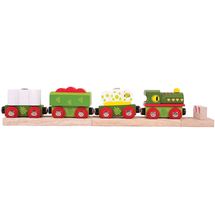 Dino Lokomotive mit Waggons BJT465 Bigjigs Toys 1