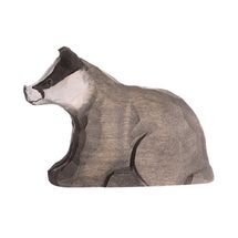 Figur Dachs aus Holz WU-40700 Wudimals 1