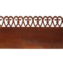 Rasenkante Rost Schnörkel aufgerol ED-PS29 Esschert Design 1