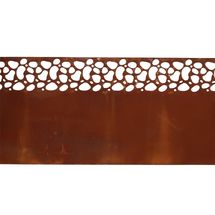 Rasenkante Rost Tupfen aufgerollt ED-PS30 Esschert Design 1