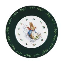 Teller Peter Hase Weihnachten grün 20 cm PJ-BP926N Petit Jour 1