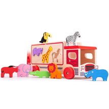 Safari-Sortierer-LKW BJ641 Bigjigs Toys 1