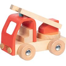 Feuerwehr Leiterwagen rot GK55839 Goki 1