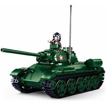 Model Bricks - T34-85 Panzer SL-M38-B0982 Sluban 1