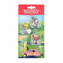 Citroën 2CV und 3 Radfahrer NO-318993 Norev 1