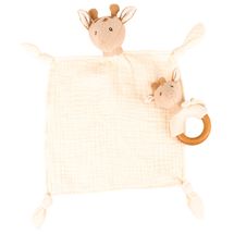 Geschenkset mit Schmusetuch und Rassel Giraffe EG120819 Egmont Toys 1